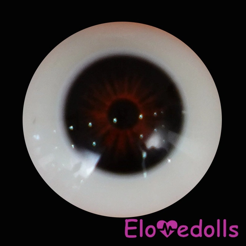 black realistic glass eye color